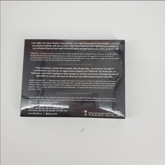 BLAQ EYE MASK NIB - Picture 3 of 7